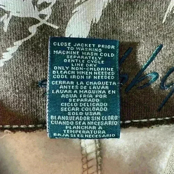 Sebby Tan & Brown Hooded Knit Belted Jacket Size Small Warm | Cozy | Fall - Picture 9 of 12